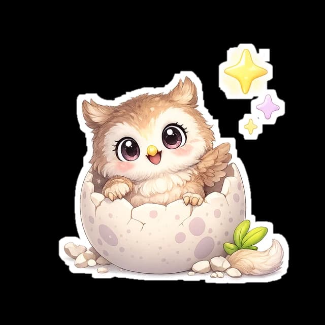 Owl hatchling