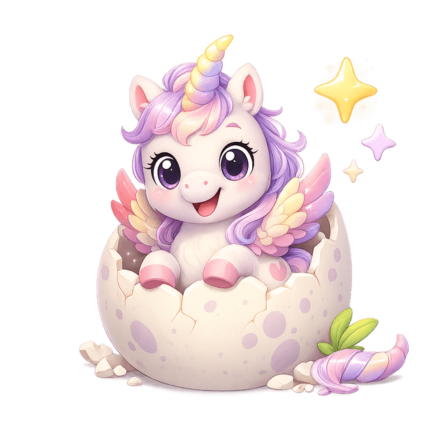 Unicorn hatchling
