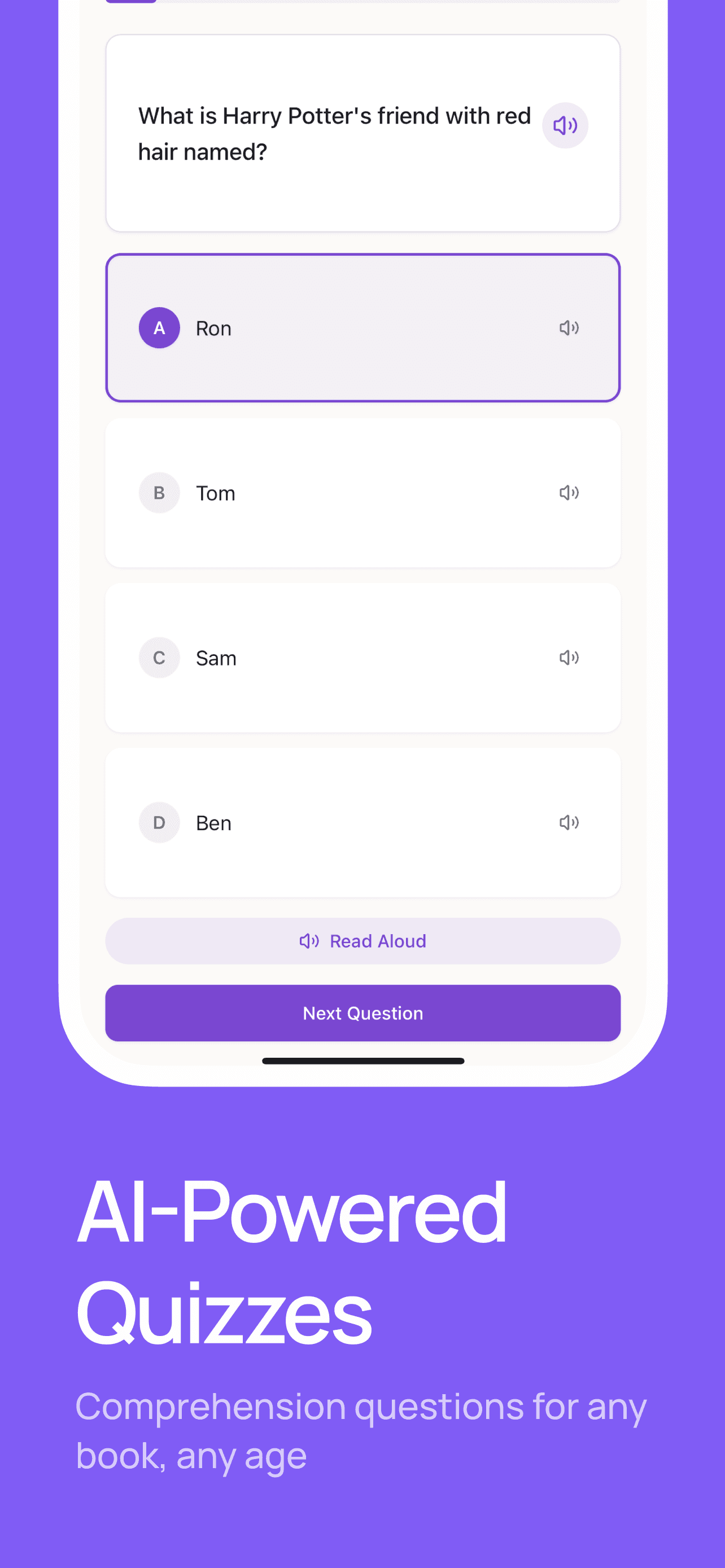“AI-Powered Quizzes”