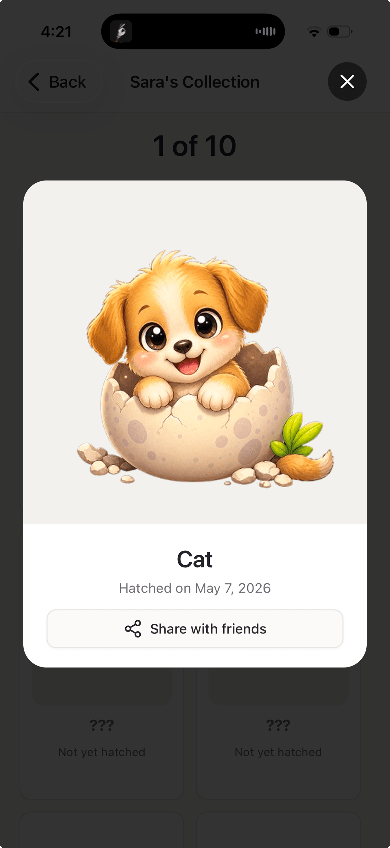 Pet hatching